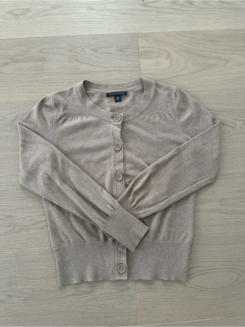 Banana Republic Beige Cardigan